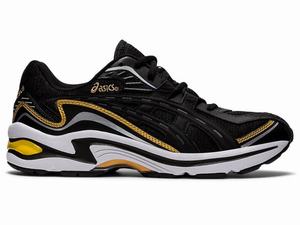 Asics GEL-PRELEUS Sneakers Heren Zwart Goud | 125-RXEQNA