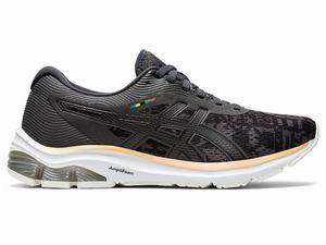 Asics GEL-PULSE 12 Hardloopschoenen Dames Zwart Grijs | 461-EXOCDS