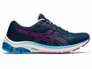 Asics GEL-PULSE 12 Hardloopschoenen Dames Blauw Paars | 937-LKVRNU