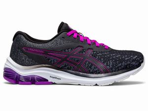 Asics GEL-PULSE 12 Knit Hardloopschoenen Dames Diepgrijs | 752-UZBJNK