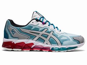 Asics GEL-QUANTUM 360 6 Sneakers Heren Rood Grijs Blauw | 140-BWMKTN