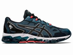 Asics GEL-QUANTUM 360 6 Sneakers Heren Zwart Blauw | 078-GKVMHE