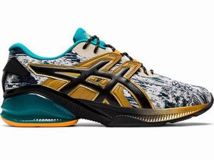 Asics GEL-QUANTUM INFINITY JIN Sneakers Heren Zwart Wit | 736-SDENUR