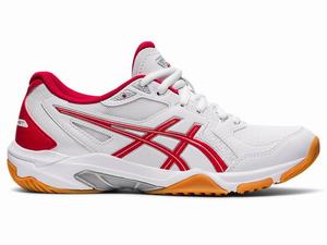 Asics GEL-ROCKET 10 Volleybalschoenen Dames Wit Rood | 305-LOCQBS