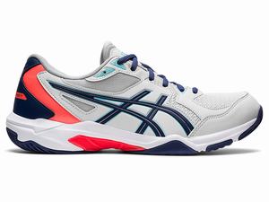 Asics GEL-ROCKET 10 Volleybalschoenen Heren Grijs Oranje Rood | 637-JTLWOQ