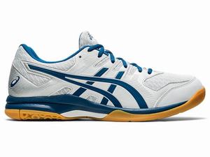 Asics GEL-ROCKET 9 Volleybalschoenen Heren Grijs Blauw | 589-QDIAPJ