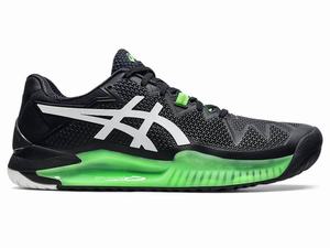 Asics GEL-Resolution 8 Tennisschoenen Heren Zwart Groen | 273-FPYQUW