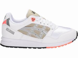 Asics GEL-SAGA Sneakers Dames Khaki Zilver | 260-RVFAYL