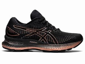 Asics GEL-SAIUN Hardloopschoenen Dames Zwart Roze Goud Grijs | 691-GDPOMH