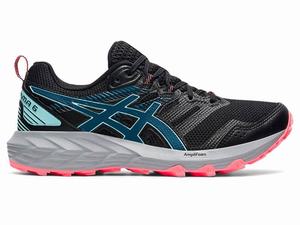 Asics GEL-SONOMA 6 Hockeyschoenen Dames Zwart Diepturquoise | 028-OIPTQW