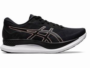 Asics GLIDERIDE Hardloopschoenen Dames Zwart Roze Goud | 639-CZTMVG