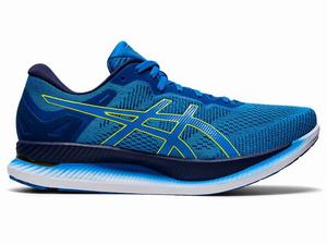 Asics GLIDERIDE Hardloopschoenen Heren Blauw Lichtgroen | 127-TGZIPF