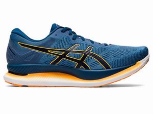 Asics GLIDERIDE Hardloopschoenen Heren Grijs Blauw | 298-BZORTQ