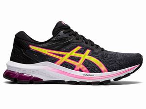 Asics GT-1000 10 Hardloopschoenen Dames Zwart Roze | 256-KBOQXJ
