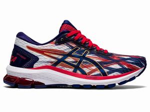 Asics GT-1000 9 Hardloopschoenen Dames Wit Blauw | 201-VYBGAX