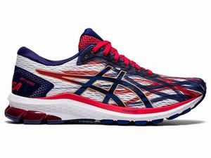 Asics GT-1000 9 Hardloopschoenen Heren Wit Blauw | 329-KQBMOP