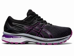 Asics GT-2000 9 G-TX Hardloopschoenen Dames Zwart Paars | 571-OKLWMI