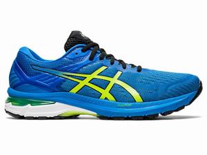 Asics GT-2000 9 Hardloopschoenen Heren Blauw Lichtgroen | 956-CKWZMB