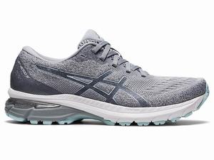 Asics GT-2000 9 KNIT Hardloopschoenen Dames Grijs Zwart | 152-ILGVNJ