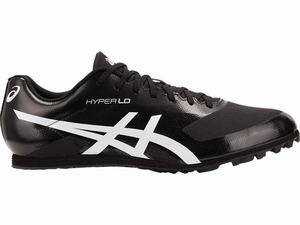 Asics Hyper LD 6 Track Schoenen Heren Zwart Wit | 043-ULVMHQ