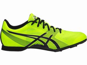 Asics Hyper MD 6 Track Schoenen Heren Zwart Geel | 632-JLFEUA