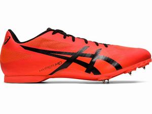 Asics Hyper MD 7 Track Schoenen Heren Oranje Zwart Rood | 876-XFHJGM