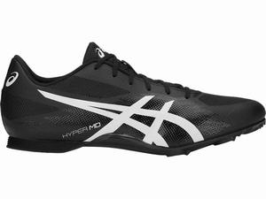 Asics Hyper MD 7 Track Schoenen Heren Zwart Wit | 059-HPFCJK