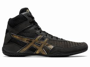 Asics MATCONTROL 2 L.E. LITE-SHOW Worstelschoenen Heren Zwart Goud Bruin | 709-PTVGOU