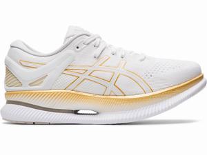 Asics METARIDE Hardloopschoenen Dames Wit Goud | 698-LUWBOV