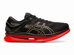Asics METARIDE Hardloopschoenen Dames Zwart Rood | 967-RQULWO