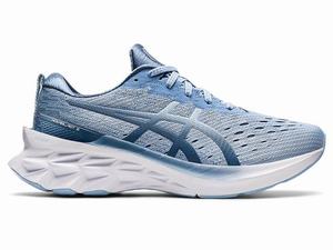 Asics NOVABLAST 2 Hardloopschoenen Dames Blauw Wit | 571-CYNVZS