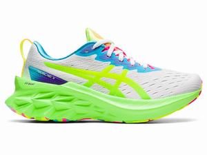 Asics NOVABLAST 2 Hardloopschoenen Dames Wit Geel | 793-UKRMTS