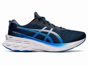Asics NOVABLAST 2 Hardloopschoenen Heren Blauw Zilver | 295-XEKUOL