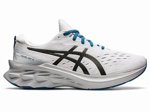 Asics NOVABLAST 2 Hardloopschoenen Heren Zwart Wit | 645-VPFSAX