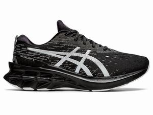 Asics NOVABLAST 2 Hardloopschoenen Heren Zwart Zilver | 652-AGZXKT