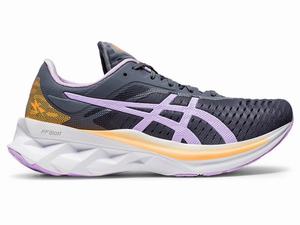 Asics NOVABLAST Hardloopschoenen Dames Donkergrijs | 037-MZQTKX