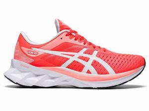 Asics NOVABLAST Hardloopschoenen Dames Oranje Zwart Rood | 613-GJLCEK