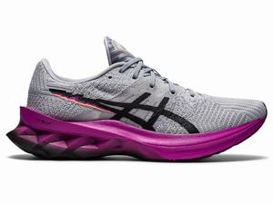 Asics NOVABLAST Hardloopschoenen Dames Zwart Grijs | 450-JODIPW