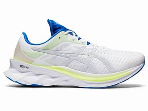 Asics NOVABLAST Hardloopschoenen Heren Wit Grijs | 127-LRSHYX