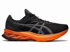 Asics NOVABLAST Hardloopschoenen Heren Zwart Grijs | 890-JULKIR