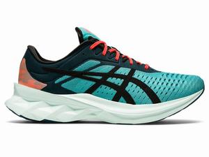 Asics NOVABLAST SPS Sneakers Heren Zwart Blauw | 497-DZBHGQ