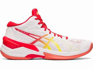 Asics SKY ELITE FF MT Volleybalschoenen Dames Wit Roze | 834-VCMAHK