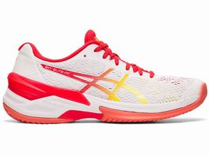 Asics SKY ELITE FF Volleybalschoenen Dames Wit Roze | 539-ZVAEQL