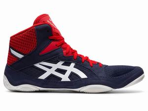 Asics SNAPDOWN 3 Worstelschoenen Heren Donkerblauw Rood Bruin | 192-FXYWDN