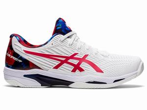 Asics SOLUTION SPEED FF 2 L.E. Tennisschoenen Heren Wit Rood | 465-YPXKFI