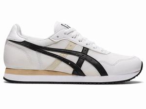 Asics TIGER RUNNER Sneakers Dames Zwart Wit | 907-YNVHOX